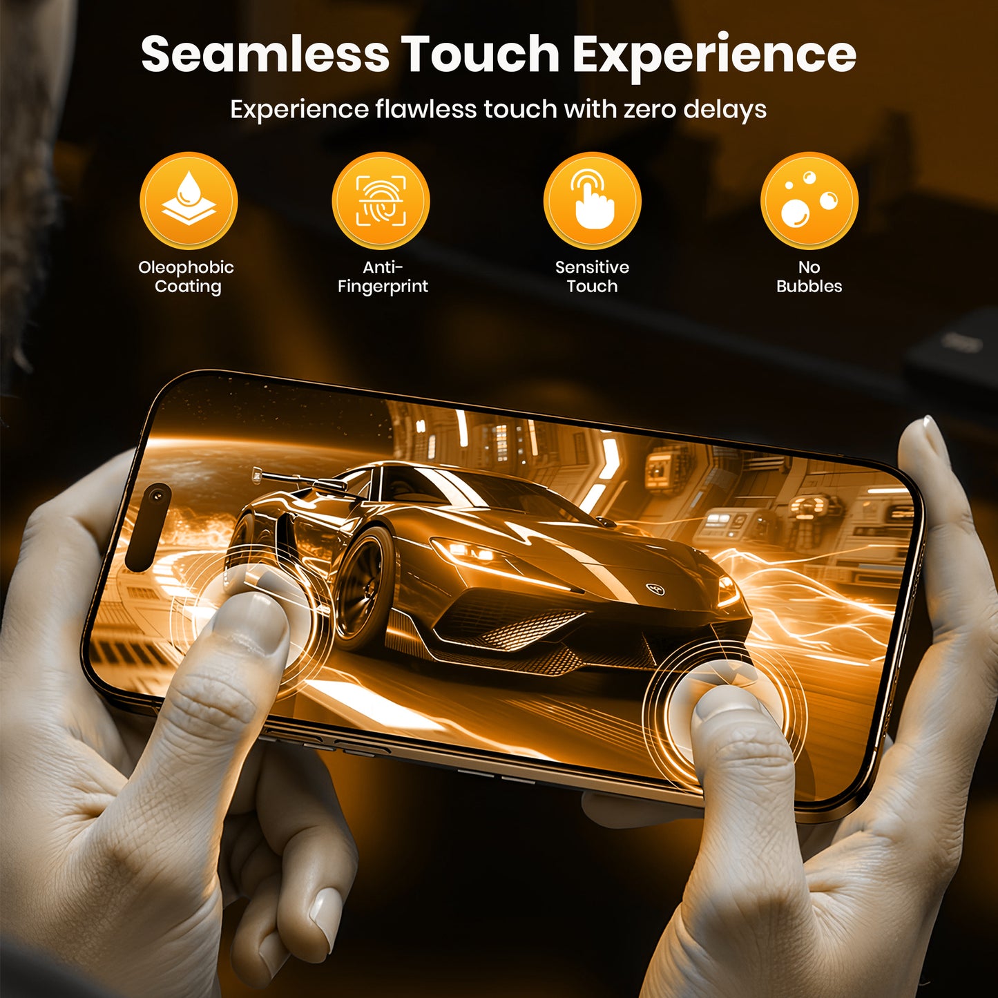 Monarq | iPhone Premium Screen Protector Tempered Glasses